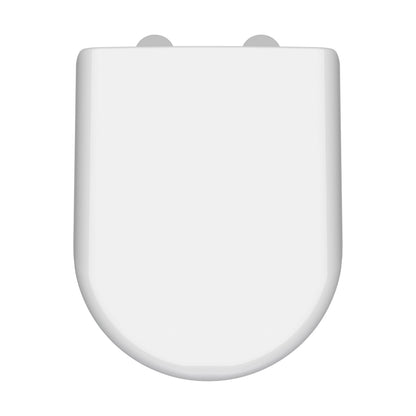 [BCTS004] Luxury Soft Close D Shape Top Fix - White - Cutout