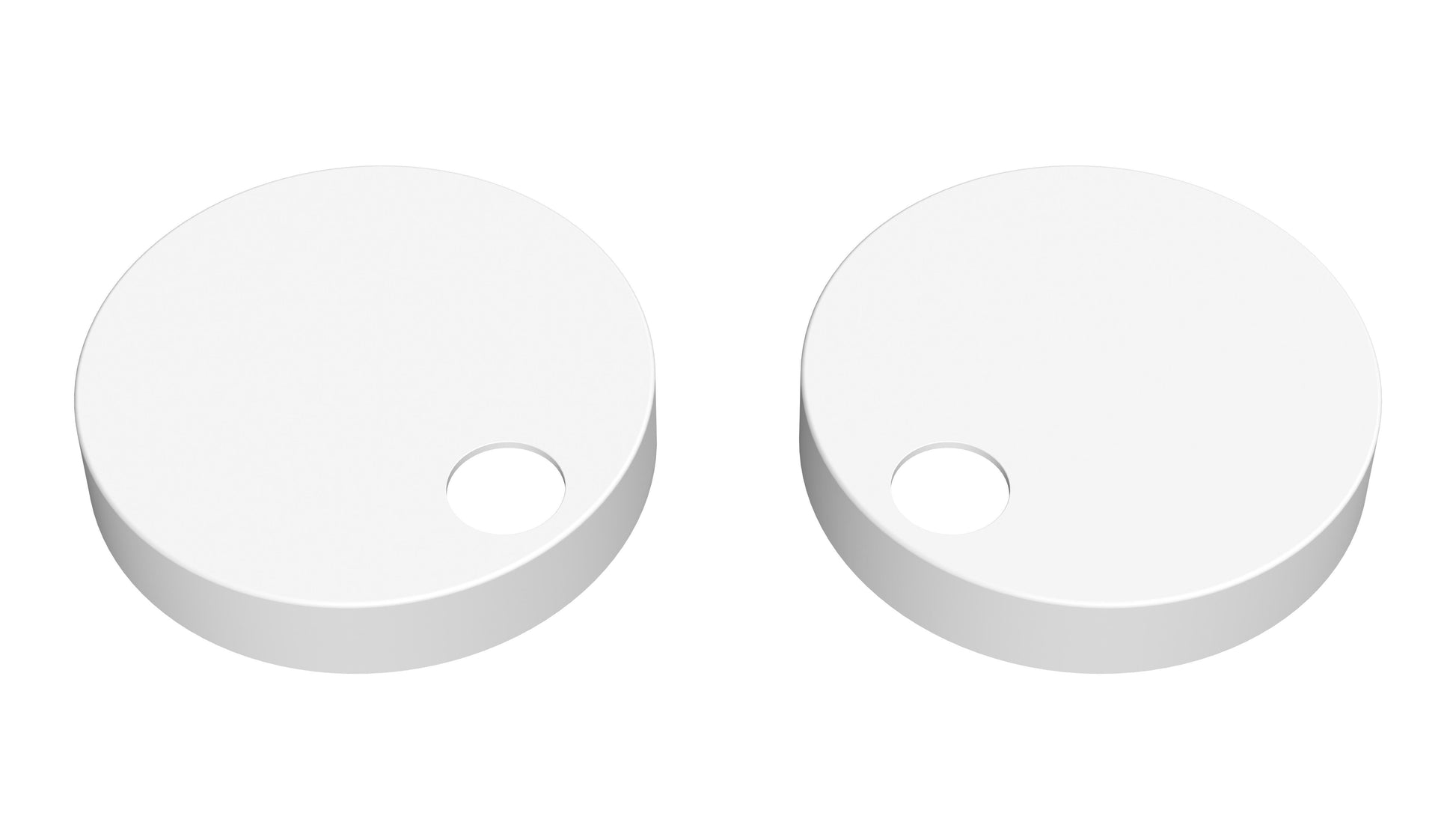 [BCTSC102] Toilet Seat Cover Caps White NTS004/007 - Cutout