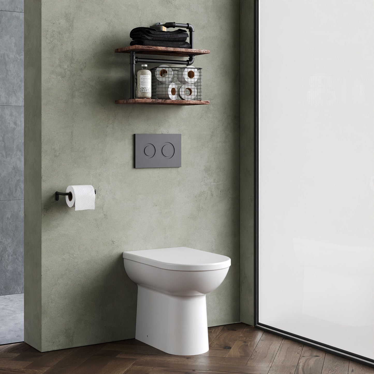 [BCVT296P] Comfort Height Back To Wall Toilet Pan   - 440mm x 360mm x 540mm - Lifestyle 3