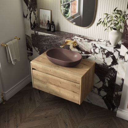 BC Designs 805x460mm Halifax Oak MFC Worktop