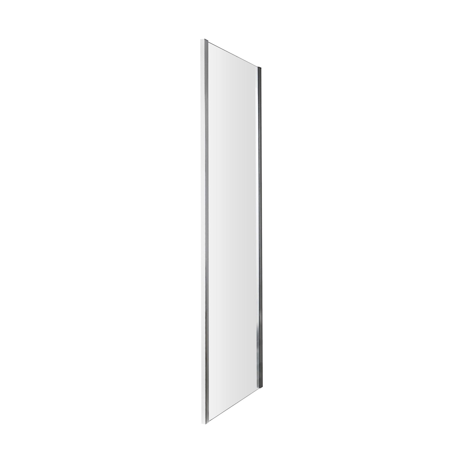 [BE5MSP9] Contemporary 5mm Toughened Safety Glass Side Panel - 900mm - Chrome - Balterley - Cutout