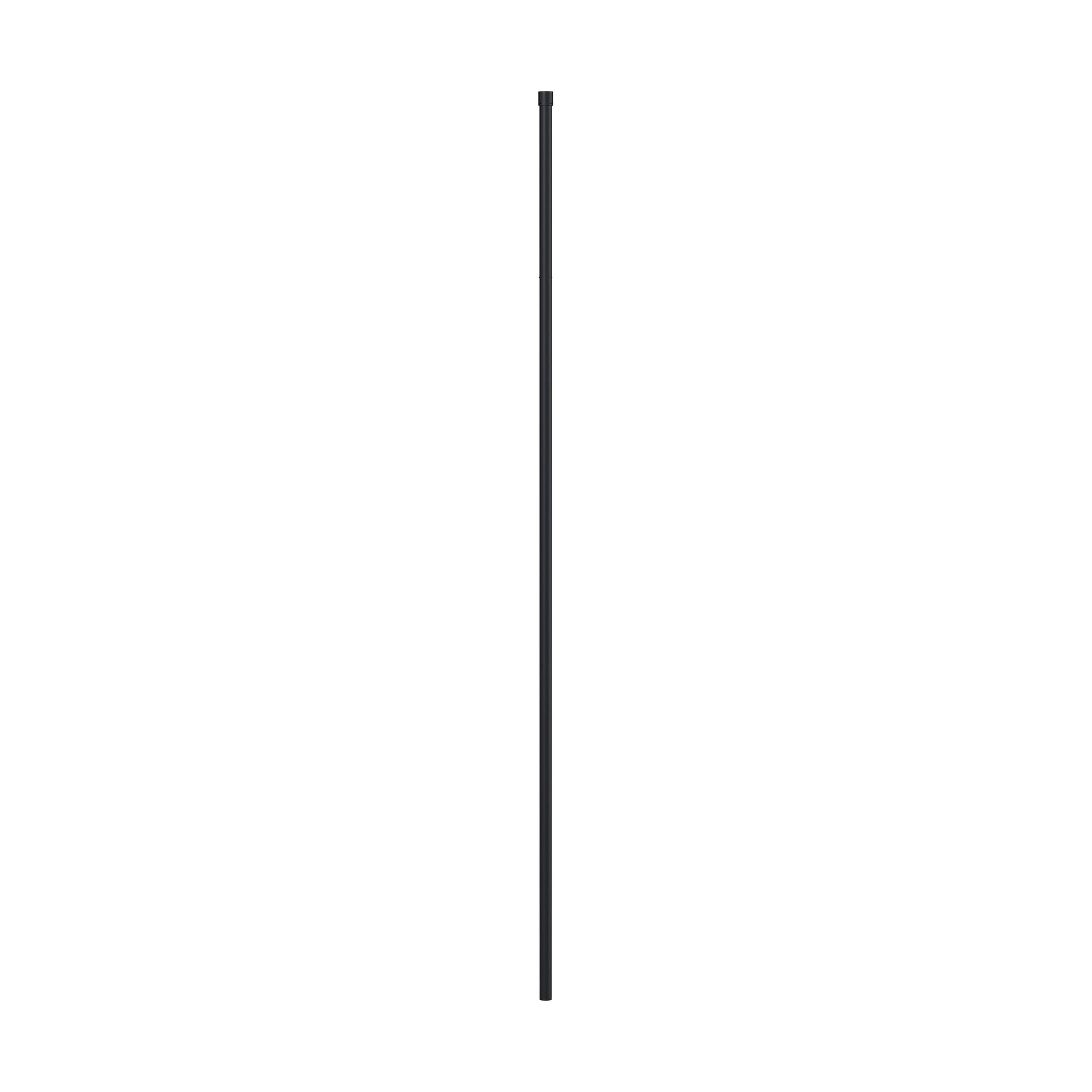 [BEAC006] Balterley Wetroom Accessories Ceiling Post - Satin Black - Cutout