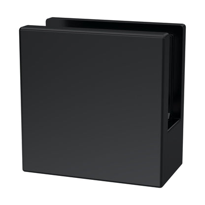 [BEAC008] Balterley Wetroom Accessories Screen Support Foot & Wall Bracket - Matt Black - Cutout