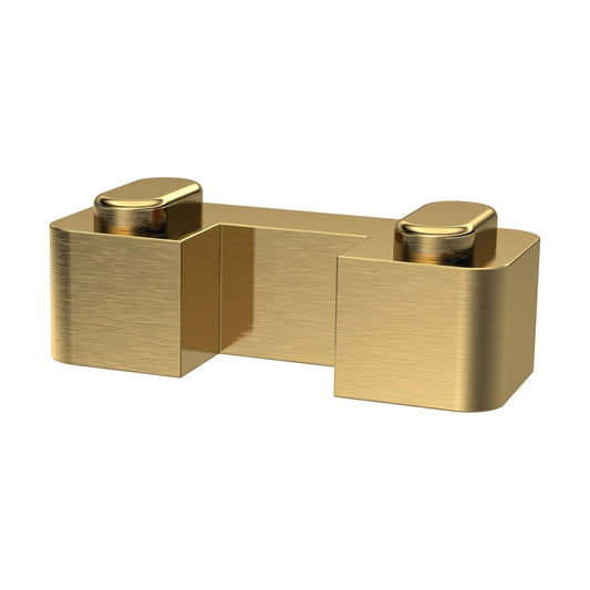 [BEAC017] Balterley Wetroom Accessories Screen Support Foot - Brushed Brass - Cutout
