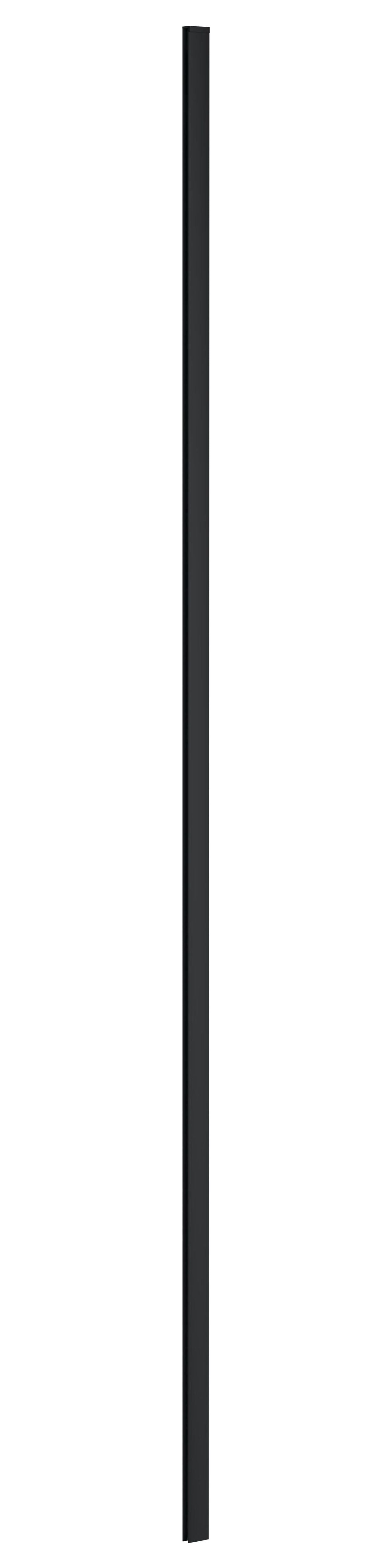 [BEBS004U] 1950 Decorative Profile Undrilled Black - Cutout