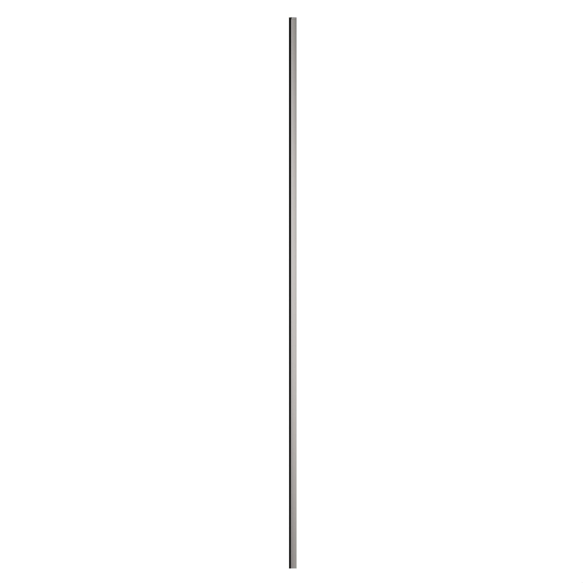 [BEBS036] 1850 Wetroom Wall Channel Pewter - Cutout