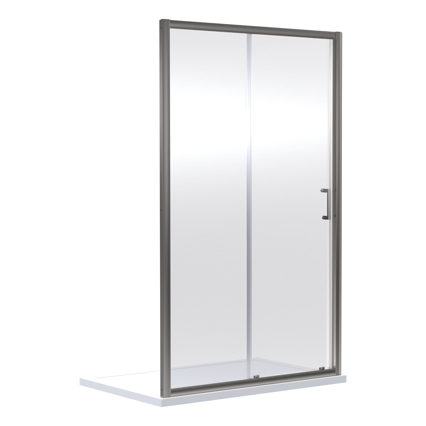 [BEETSL11GM] Almington 1100 x 1900mm Single Sliding Shower Door - Cutout