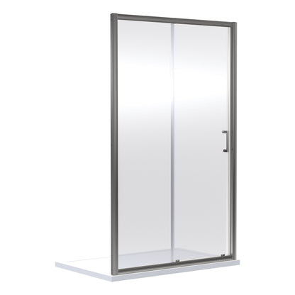[BEETSL12GM] Almington 1200 x 1900mm Single Sliding Shower Door - Cutout