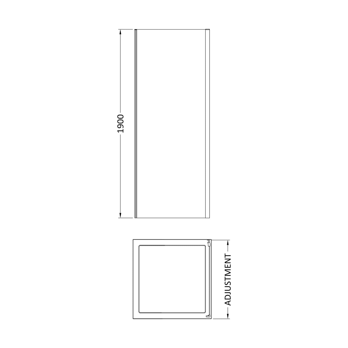 [BEETSP10] 1900 x 1000mm Side Panel - Technical Drawing