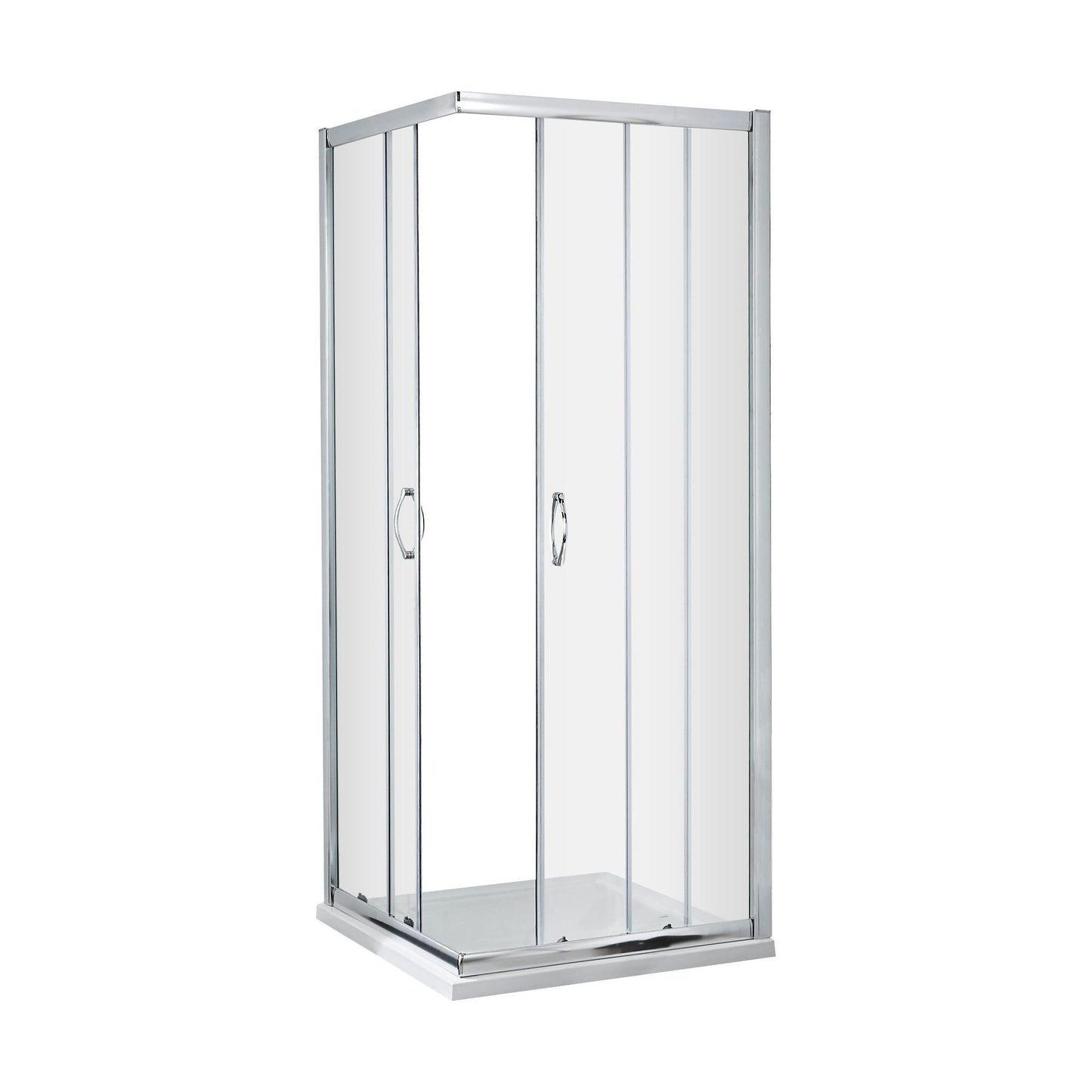 [BEETSQCE76] 1850x760mm Corner Entry Shower Enclosure - Cutout