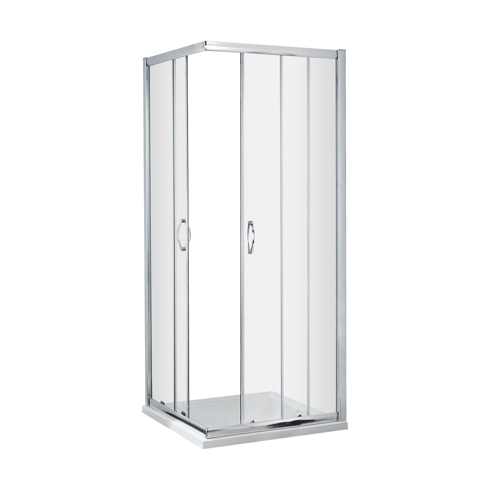 [BEETSQCE76] 1850x760mm Corner Entry Shower Enclosure - Cutout
