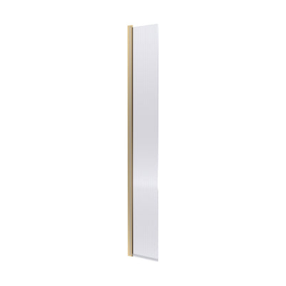 [BEFL1830HCBB] 1850 x 300 x 8mm Fluted Hinged Screen - Cutout