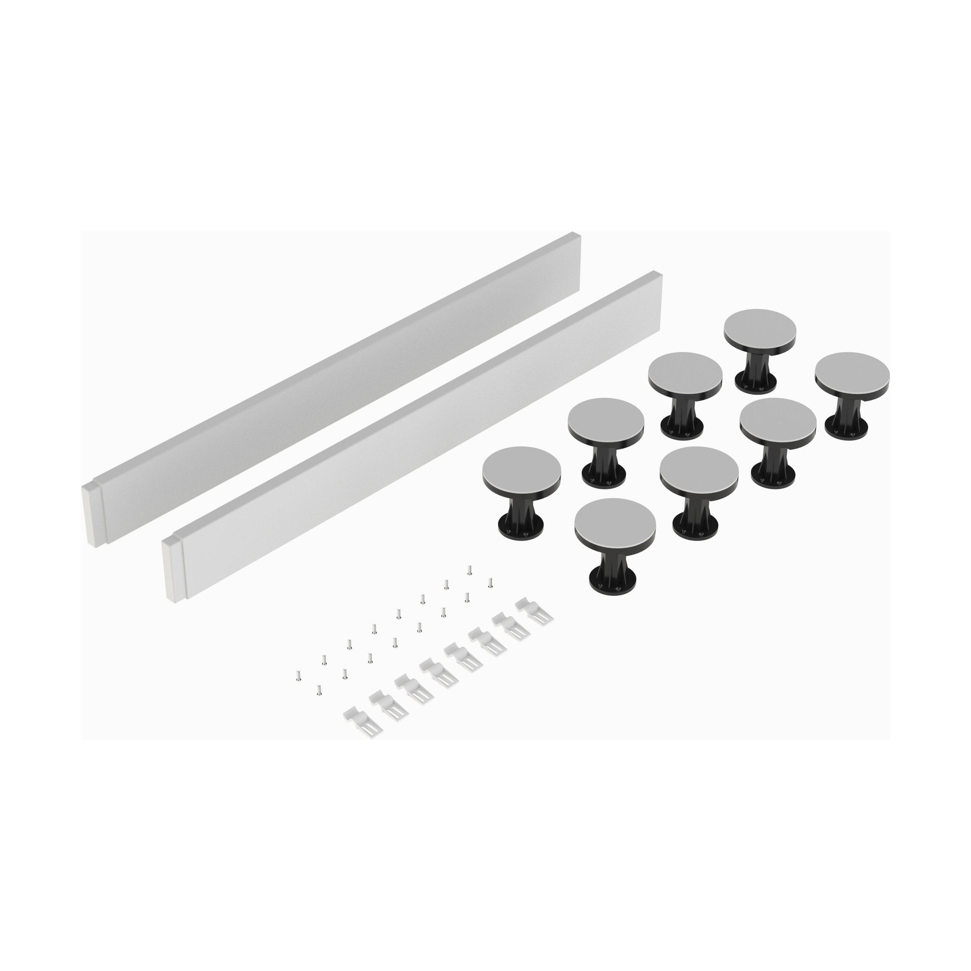 [BELG2W] Shower Tray Leg Set - White - For 1000mm Square & Rectangular Resin Trays - Cutout