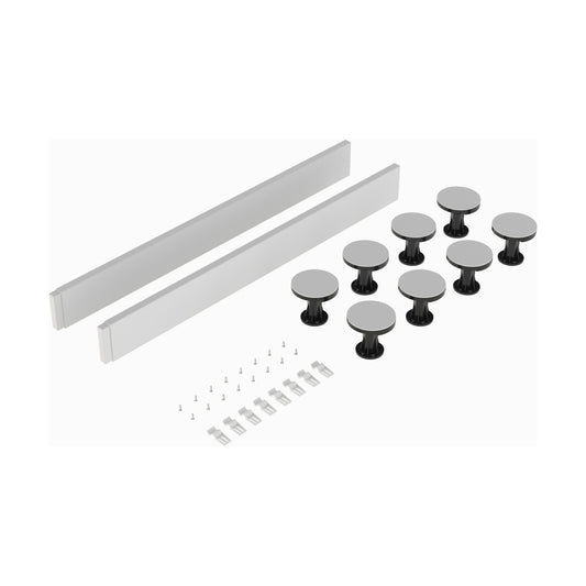 [BELG2W] Shower Tray Leg Set - White - For 1000mm Square & Rectangular Resin Trays - Cutout