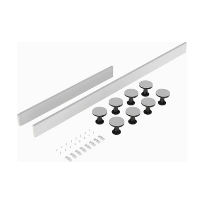 [BELG3W] Shower Tray Leg Set - White - For 1100mm-1200mm Rectangular Resin Trays - Cutout