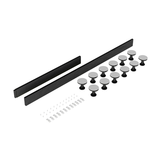 [BELG4S] Shower Tray Leg Set - Slate Grey - For 1300mm-1800mm Rectangular & Walk In Resin Trays - Cutout