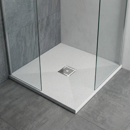 [BELT61006] Balterley Shower Tray Ultra-Slim 32mm Low-Profile Square - Choice of Size and Finish - Silo