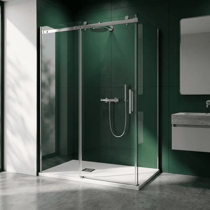 [BELT61021] Balterley Shower Tray Premium Slimline Rectangular - Multiple Sizes and Finishes - Lifestyle 3