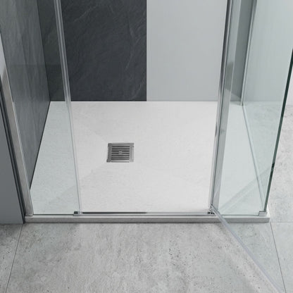 [BELT61023] Balterley Shower Tray Premium Slimline Rectangular - Multiple Sizes and Finishes - Silo