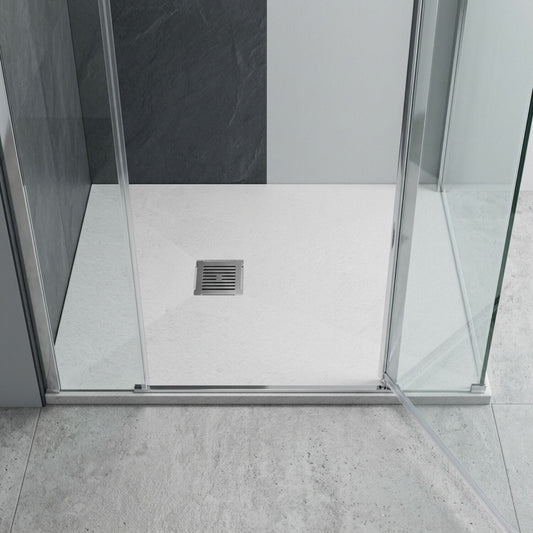 [BELT61023] Balterley Shower Tray Premium Slimline Rectangular - Multiple Sizes and Finishes - Silo