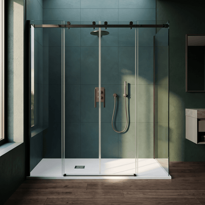 [BELT61061] Balterley Shower Tray Premium Slimline Rectangular - Multiple Sizes and Finishes - Lifestyle 1