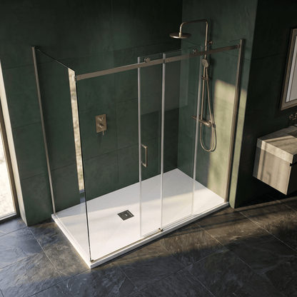 [BELT61061] Balterley Shower Tray Premium Slimline Rectangular - Multiple Sizes and Finishes - Lifestyle 2