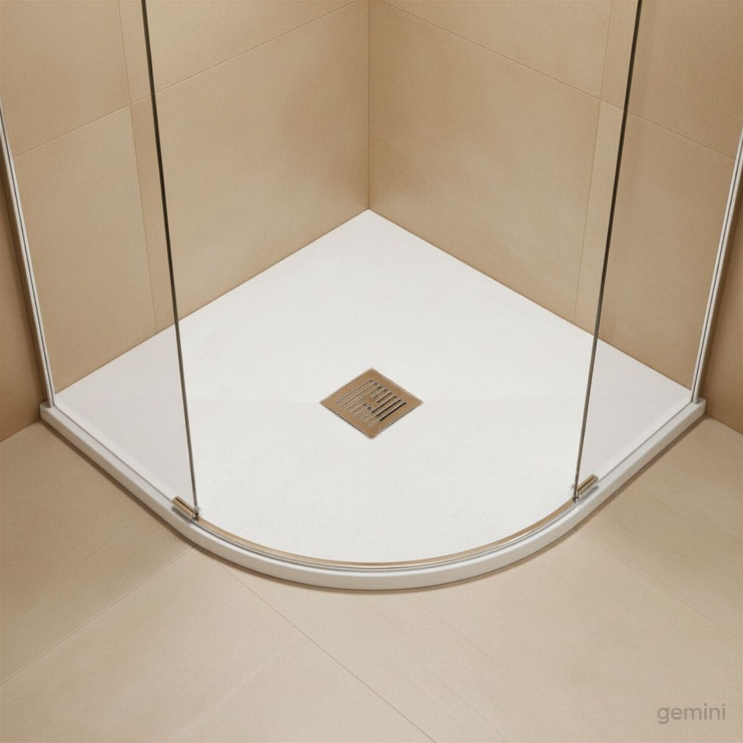 [BELT61106] Balterley Shower Tray Premium Slimline Quadrant - Multiple Sizes and Finishes - Silo