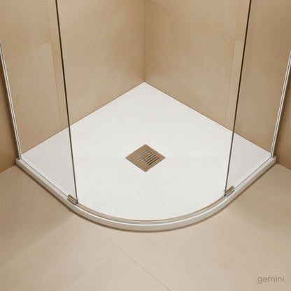 [BELT61106] Balterley Shower Tray Premium Slimline Quadrant - Multiple Sizes and Finishes - Silo