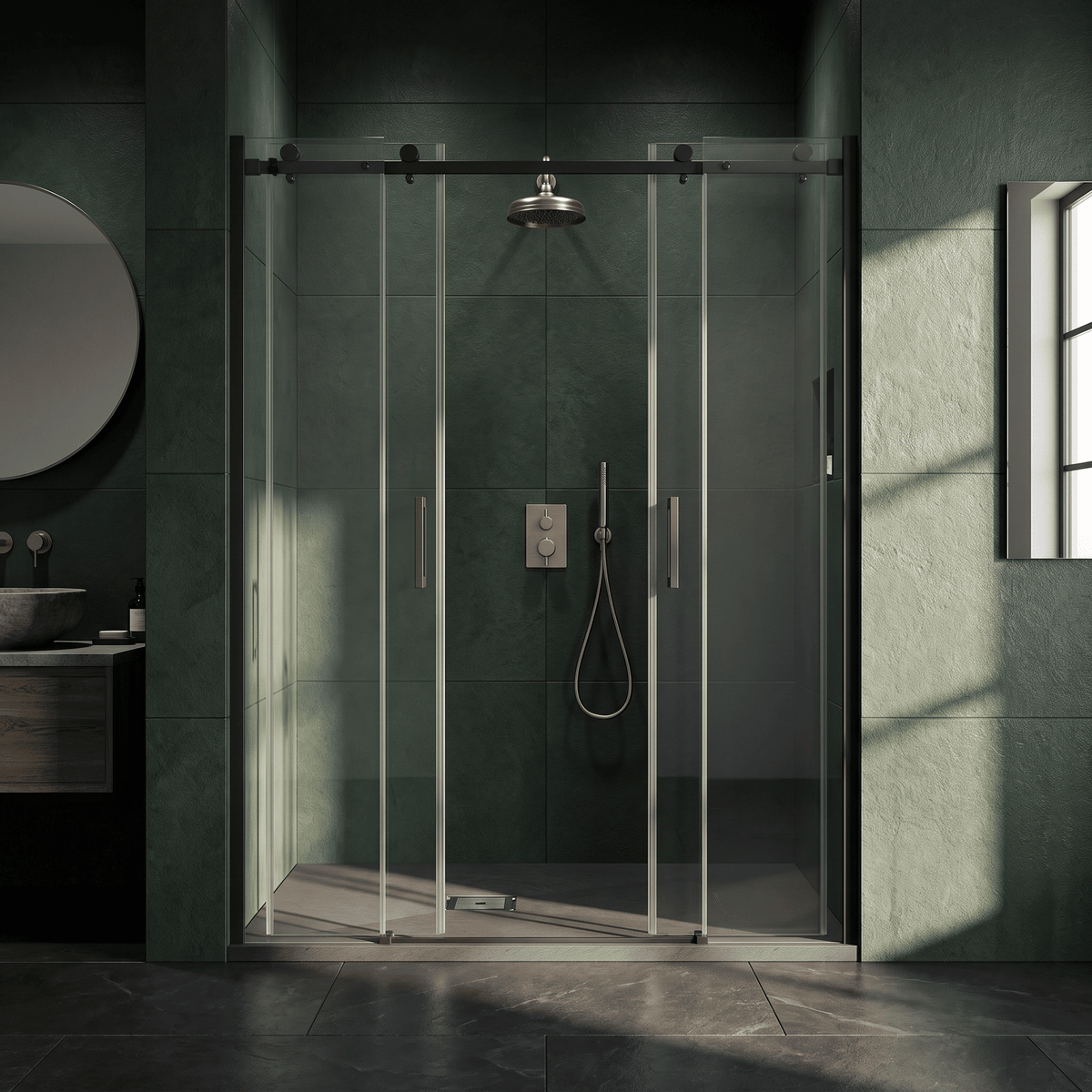 [BELT71011] Balterley Shower Tray Premium Slimline Rectangular - Multiple Sizes and Finishes - Silo
