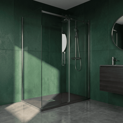 [BELT71013] Balterley Shower Tray Premium Slimline Rectangular - Multiple Sizes and Finishes - Lifestyle 1