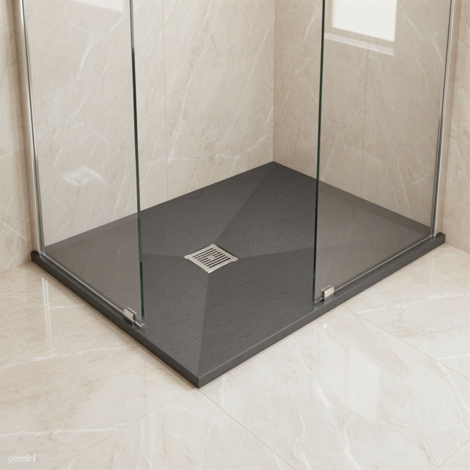 [BELT71024] Balterley Shower Tray Premium Slimline Rectangular - Multiple Sizes and Finishes - Silo
