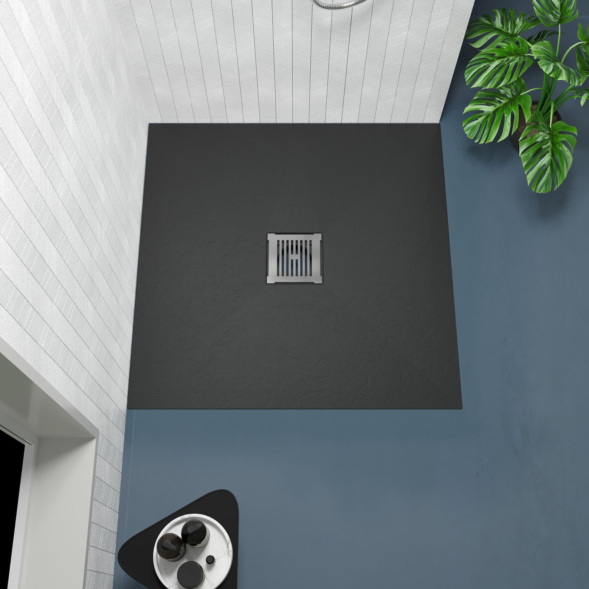 [BELT91006] Balterley Shower Tray Ultra-Slim 32mm Low-Profile Square - Choice of Size and Finish - Lifestyle 2
