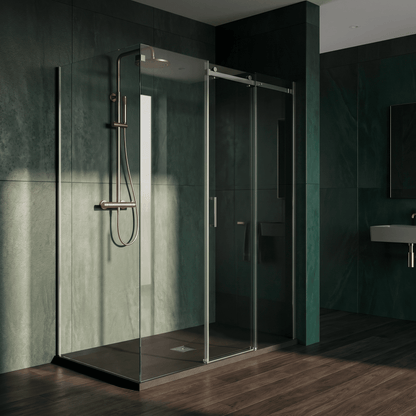 [BELT91011] Balterley Shower Tray Premium Slimline Rectangular - Multiple Sizes and Finishes - Lifestyle 1