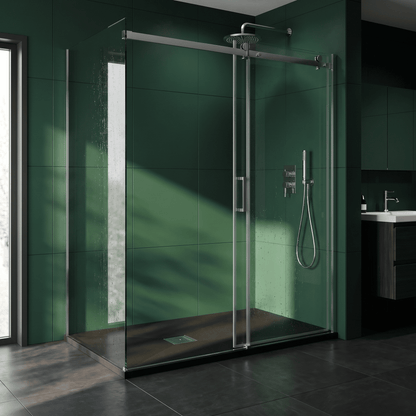 [BELT91013] Balterley Shower Tray Premium Slimline Rectangular - Multiple Sizes and Finishes - Lifestyle 1
