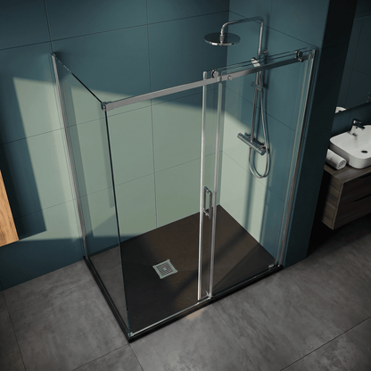 [BELT91013] Balterley Shower Tray Premium Slimline Rectangular - Multiple Sizes and Finishes - Lifestyle 2