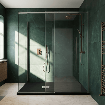 [BELT91013] Balterley Shower Tray Premium Slimline Rectangular - Multiple Sizes and Finishes - Lifestyle 3