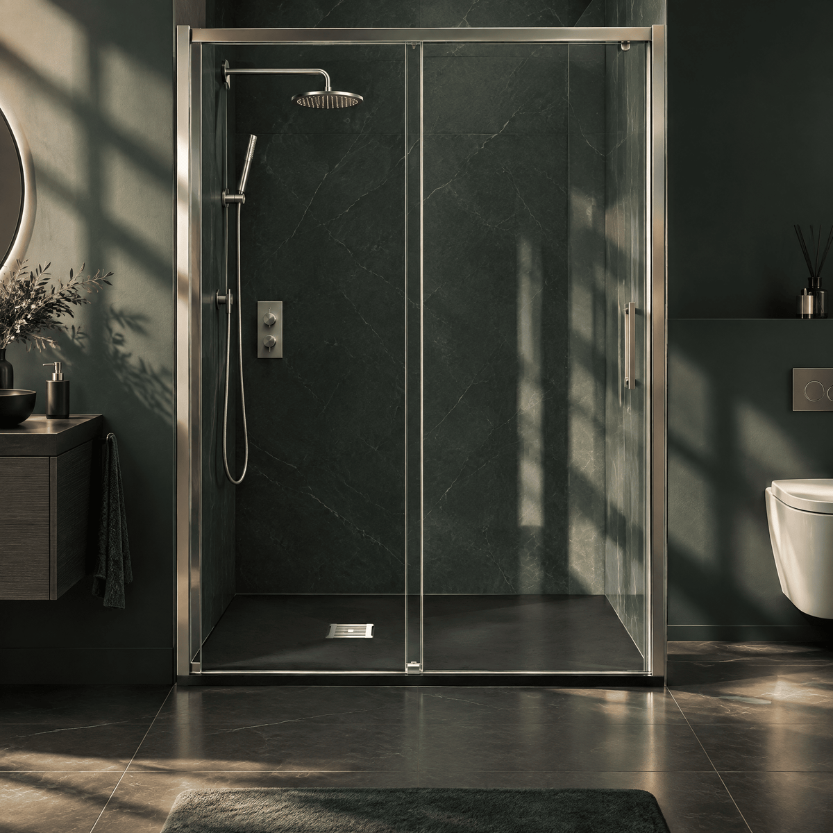 [BELT91013] Balterley Shower Tray Premium Slimline Rectangular - Multiple Sizes and Finishes - Silo