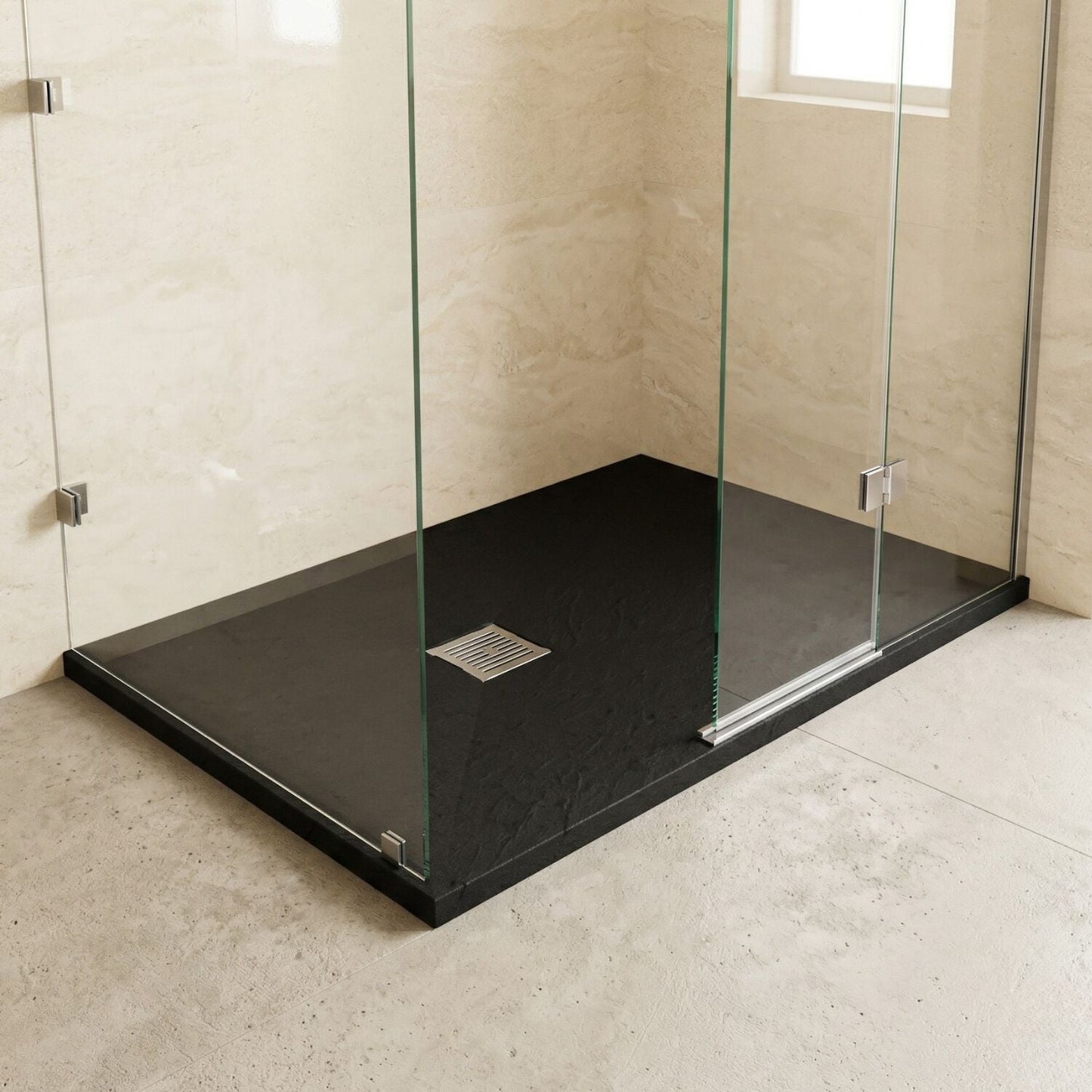 [BELT91024] Balterley Shower Tray Premium Slimline Rectangular - Multiple Sizes and Finishes - Silo