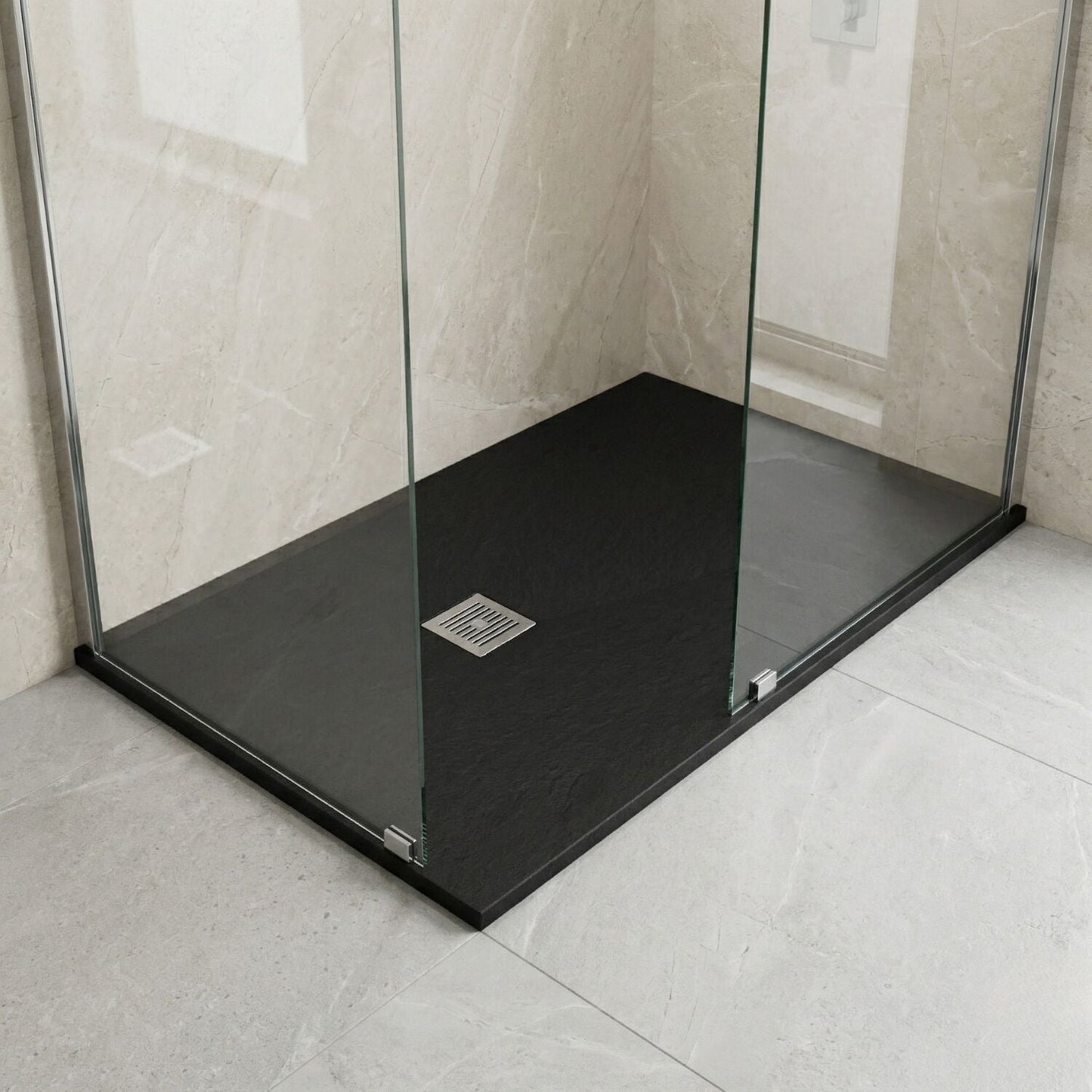 [BELT91033] Balterley Shower Tray Premium Slimline Rectangular - Multiple Sizes and Finishes - Silo