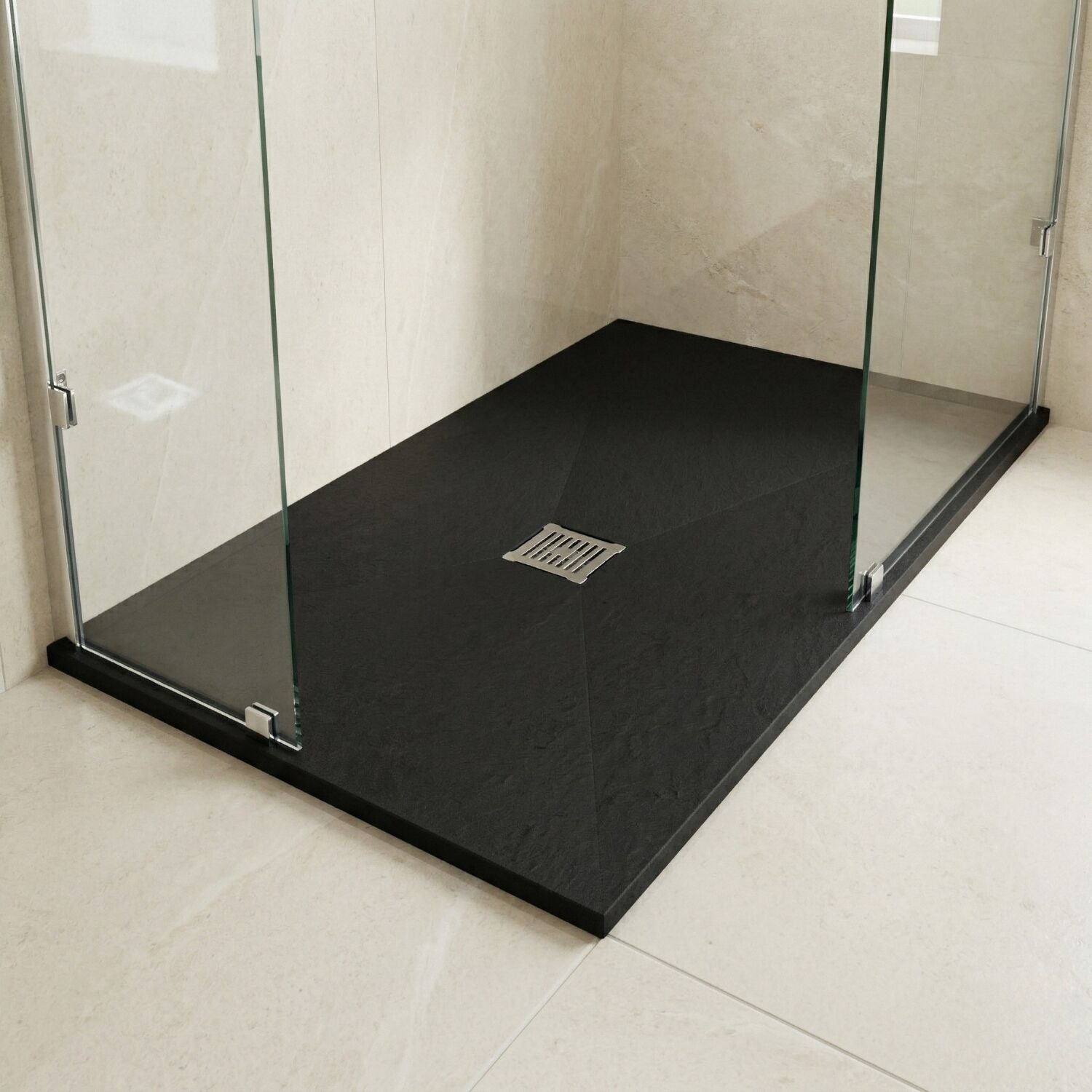 [BELT91053] Balterley Shower Tray Premium Slimline Rectangular - Multiple Sizes and Finishes - Silo