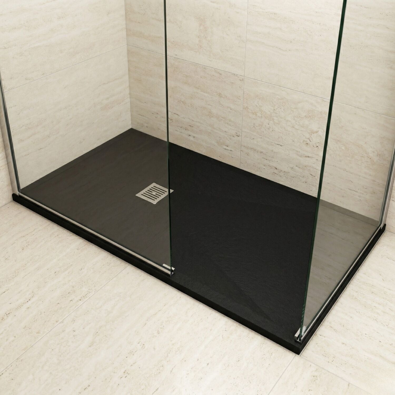 [BELT91063] Balterley Shower Tray Premium Slimline Rectangular - Multiple Sizes and Finishes - Silo