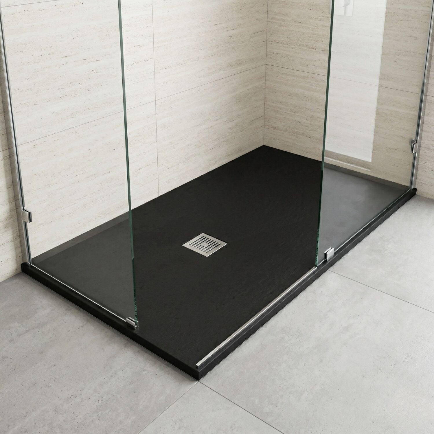 [BELT91064] Balterley Shower Tray Premium Slimline Rectangular - Multiple Sizes and Finishes - Silo