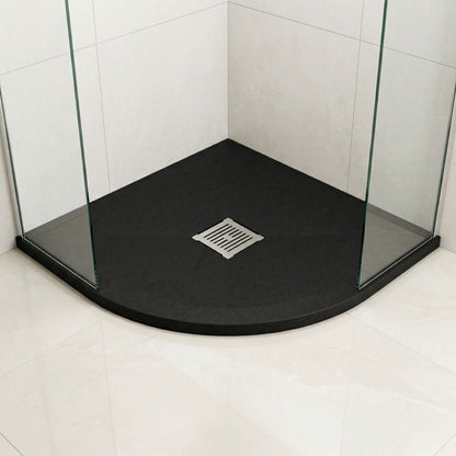 [BELT91105] Balterley Shower Tray Premium Slimline Quadrant - Multiple Sizes and Finishes - Silo
