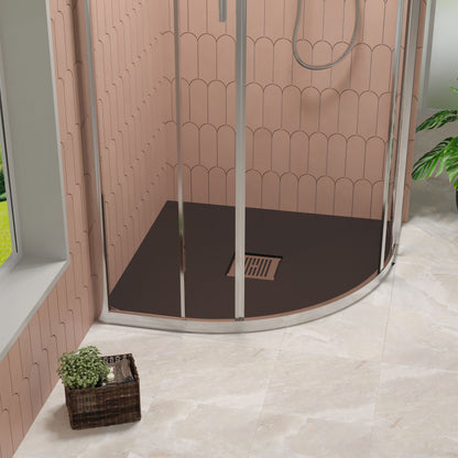 [BELT91106] Balterley Shower Tray Premium Slimline Quadrant - Multiple Sizes and Finishes - Lifestyle 1
