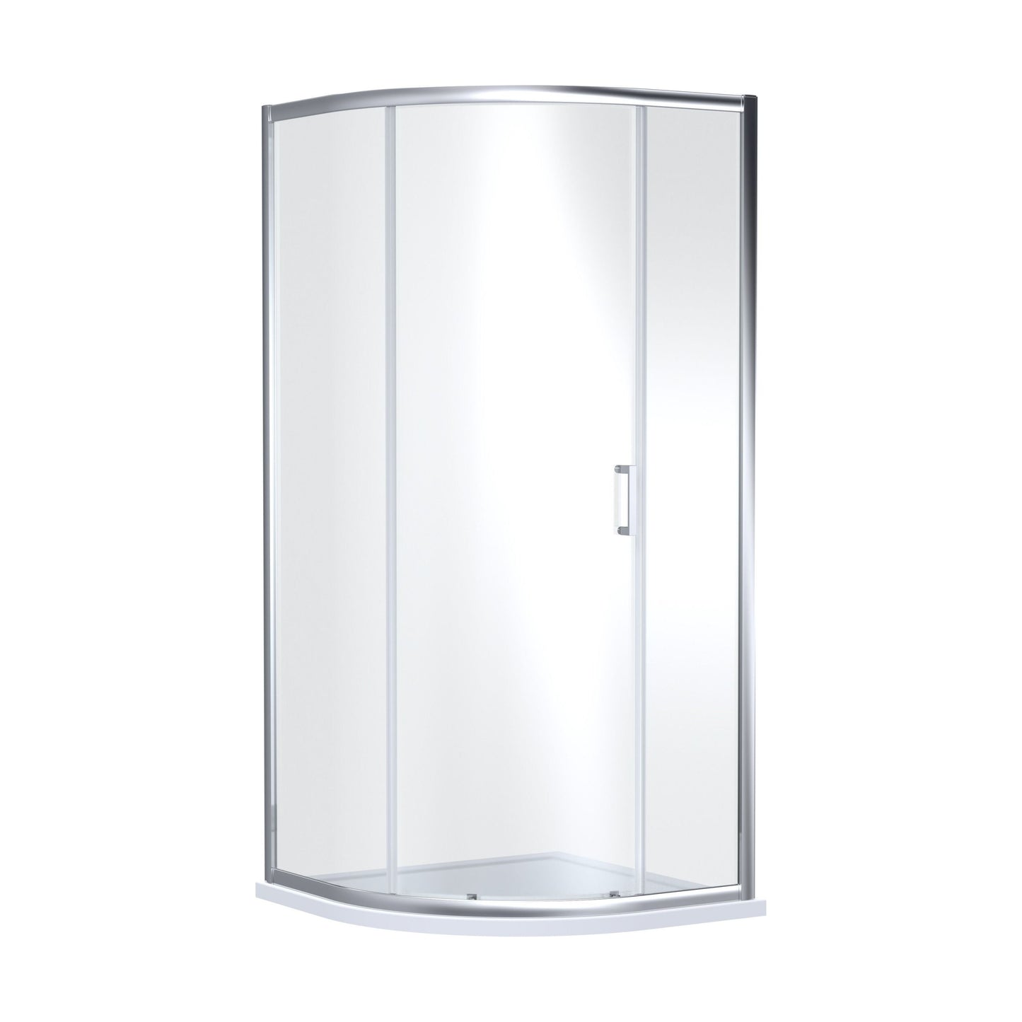 [BELUQ9E1-E8] 1900 x 900mm Single Door Quadrant 8mm - Cutout