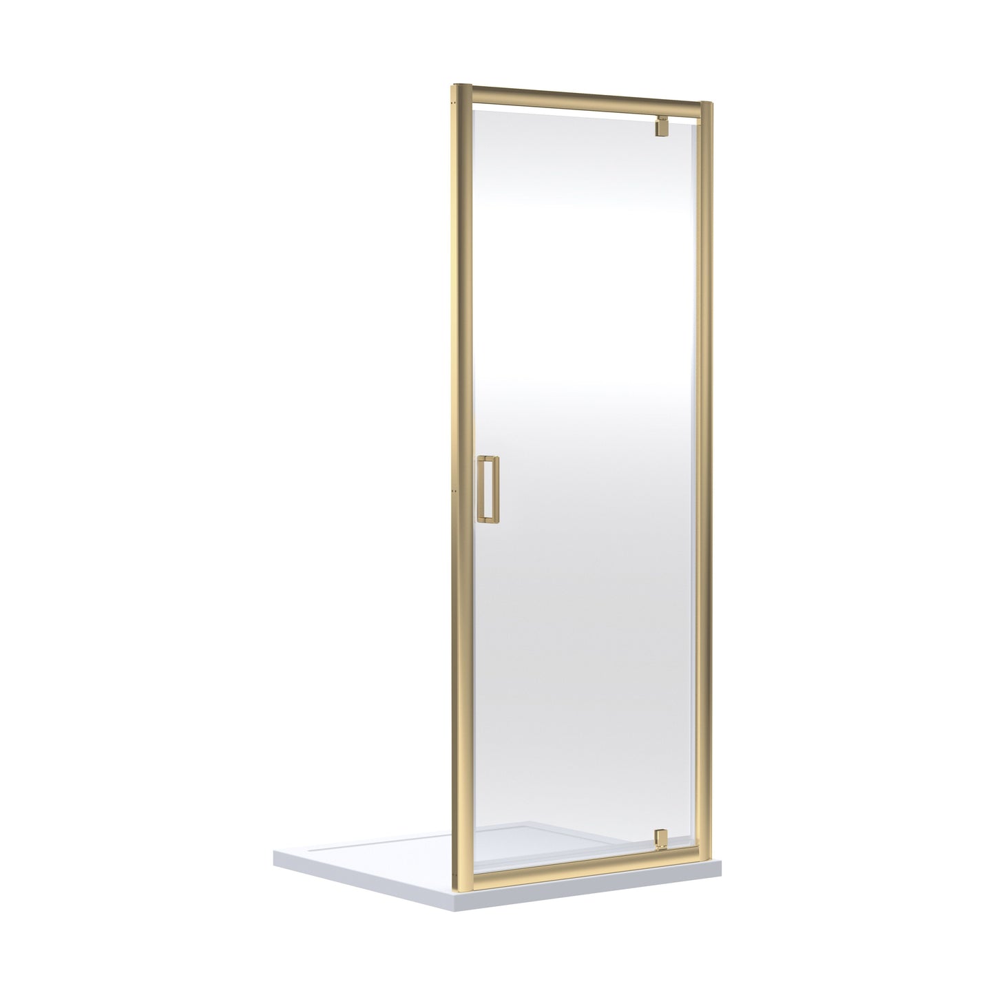 [BERUPD80BB] 800x1850mm Pivot Shower Door - Cutout