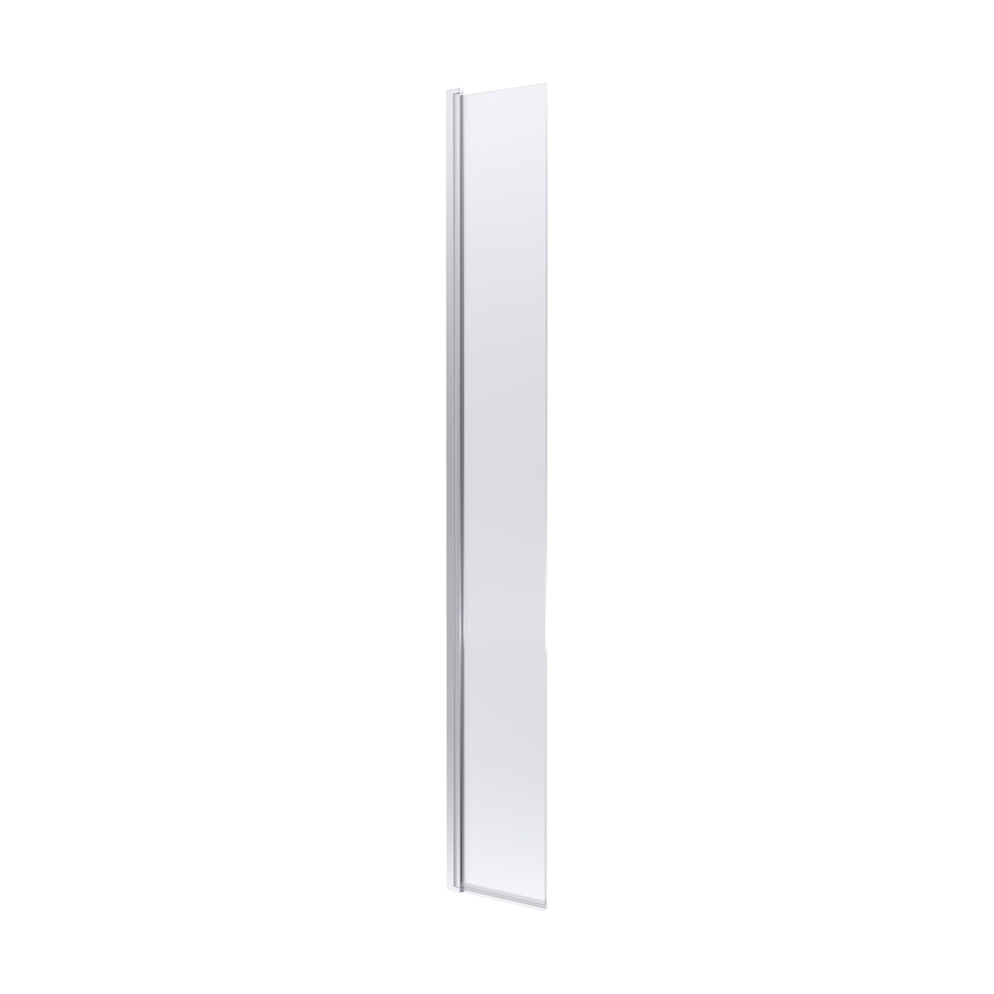[BESO030HC] Balterley Contemporary Bathroom 8mm Glass Hinged Flipper Wetroom Screen, Chrome Fininsh, 1950 x 322 x 27mm - Cutout