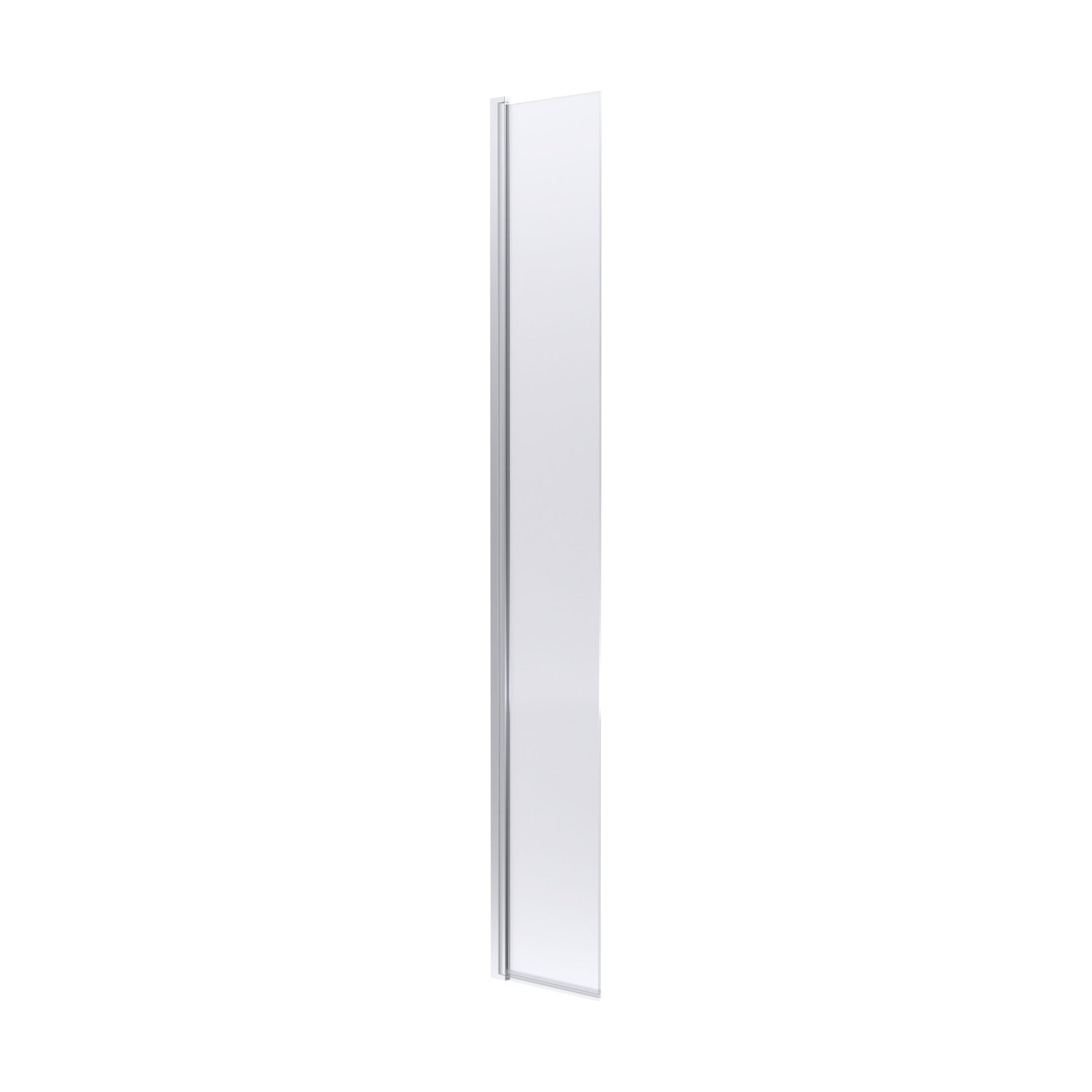 [BESO030HC] Balterley Contemporary Bathroom 8mm Glass Hinged Flipper Wetroom Screen, Chrome Fininsh, 1950 x 322 x 27mm - Cutout