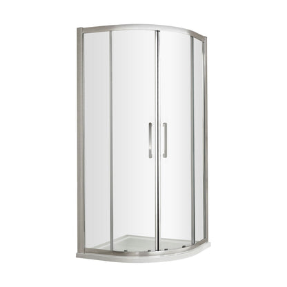 [BESO800H4] Balterley Sonic 800mm Quadrant Shower Enclosure with 8mm Glass, Bar Handle - Chrome - Cutout