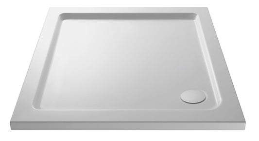 Balterley Shower Tray 700mm Premium Square Shower Tray - White